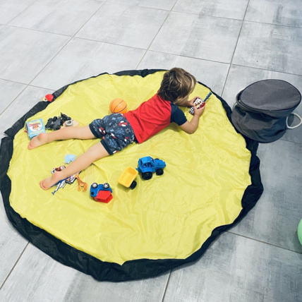 Avis Panier de rangement sac pour jouets 2-en-1 avec tapis de jeux BOLSA  Mon Mobilier Design 3