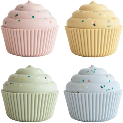 Avis Lot de 4 jouets de bain Cupcake Mix and Max MUSHIE 1