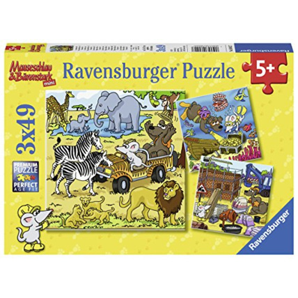Avis Puzzle - Aventures avec Mauseschlau et Bärenstark - 3x49 pièces RAVENSBURGER 1