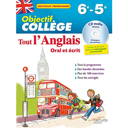 Avis Objectif Collège - Tout l'Anglais 6e-5e - Nouveau programme 2016 Hachette Éducation 1