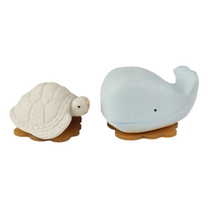 Avis Coffret 2 jouets de bain Baleine et tortue HEVEA 1