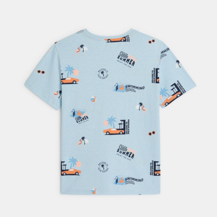 Avis T-shirt imprimé bleu garçon OKAIDI 4