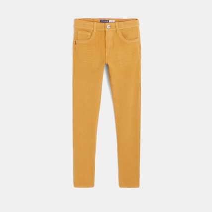 Avis Pantalon skinny bi-stretch jaune garçon OKAIDI 2