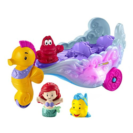 Avis Little People® - Calèche de la mer lumineuse d’Ariel Fisher-Price 1