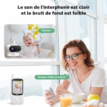 Avis Babyphone vidéo 2.8 pouces GHB 8