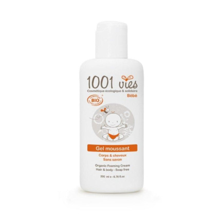 Avis Gel moussant Bio Bébé Corps et Cheveux 200 ml 1001 VIES 1