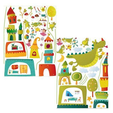 Avis Stickers - Autocollants Walter le Dragon Lilliputiens 1