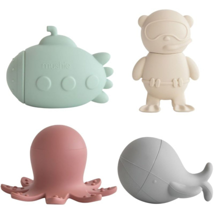 Avis Lot de 4 jouets de bain Sealife MUSHIE 1
