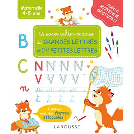 Avis Mon super cahier ardoise MS -grandes lettres - premières petites lettres LAROUSSE 1