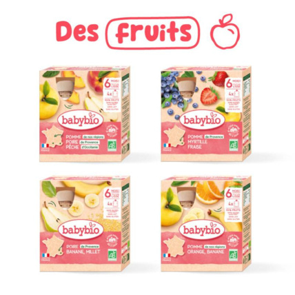 Avis Pack gourdes fruits Babybio 1