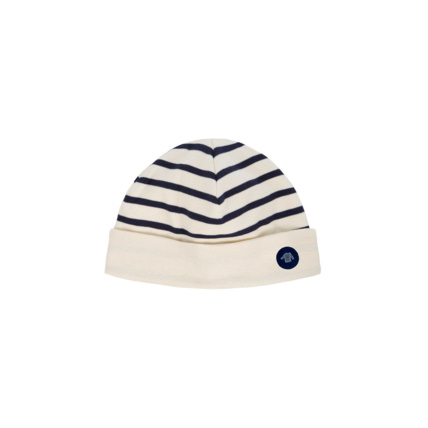 Avis Bonnet "Morgan" Kids - Coton Épais - Nature/Navire ARMOR-LUX 1