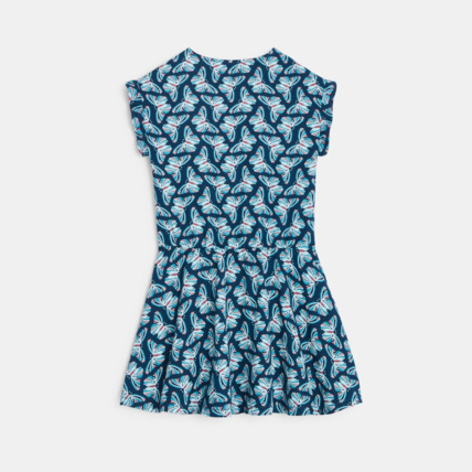Avis Robe imprimée motifs papillons verte fille OKAIDI 3