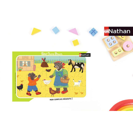 Avis Puzzle Petit Ours Brun à la ferme - de 3 ans RAVENSBURGER 7