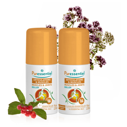 Avis Lot de 2 roll-on huiles essentielles articulations et muscles PURESSENTIEL 1