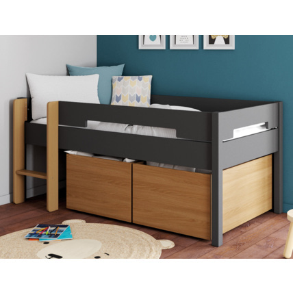 Avis Lit mi-hauteur avec rangements Milo 90x190 CHAMBREKIDS 3