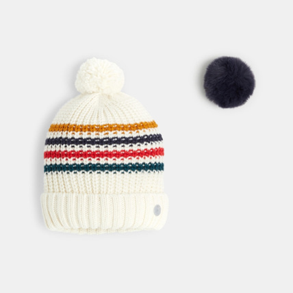 Avis Bonnet à pompons interchangeables garçon OKAIDI 2