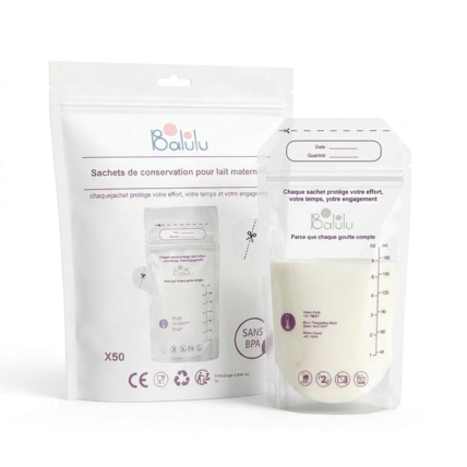 Avis Sachets de conservation du lait maternel avec indicateur de température Balulu 3