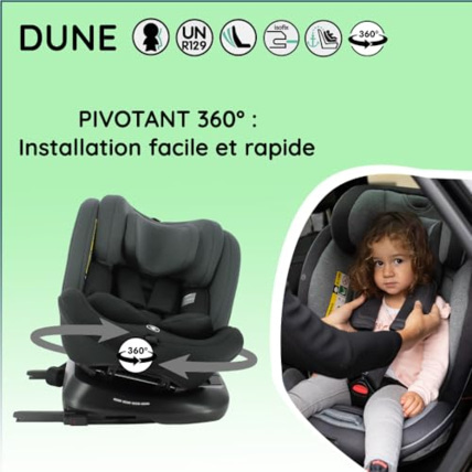 Avis Siège auto DUNE Pivotant 360° I-Size Nania 8