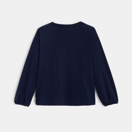 Avis T-shirt de Noël bleu fille OKAIDI 3