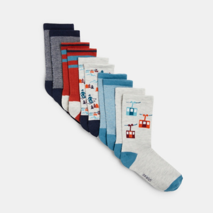 Avis Chaussettes fantaisie (lot de 5) bleues garçon OKAIDI 1