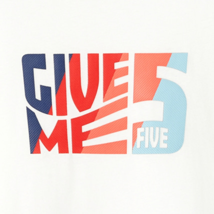 Avis T-shirt à message "Give me five" beige garçon OKAIDI 3