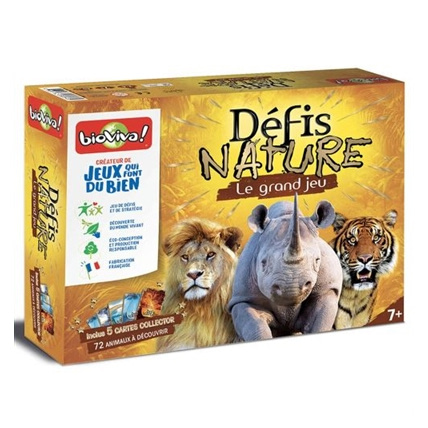 Avis Jeu éducatif Le grand jeu Défis Nature + cartes collector BIOVIVA 1