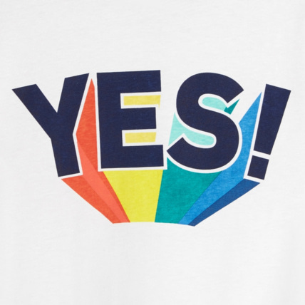 Avis T-shirt à message blanc garçon OKAIDI 2