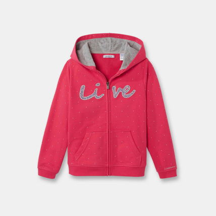 Avis Sweat-shirt à capuche rose fille OKAIDI 1