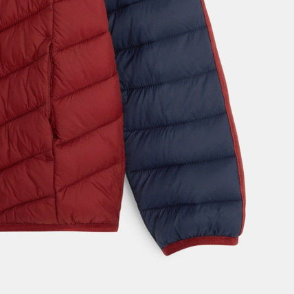Avis Doudoune light manches longues et capuche rouge garçon OKAIDI 4