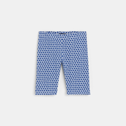 Avis Short cycliste imprimé bleu fille OKAIDI 1