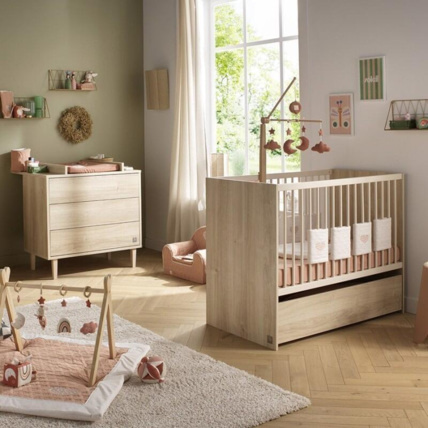 Avis Chambre Duo Paloma Lit bébé + Commode Sauthon 2