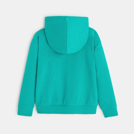 Avis Sweat à capuche à message vert fille OKAIDI 4