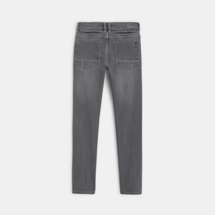 Avis Jean skinny en denim ultra-résistant gris garçon OKAIDI 4