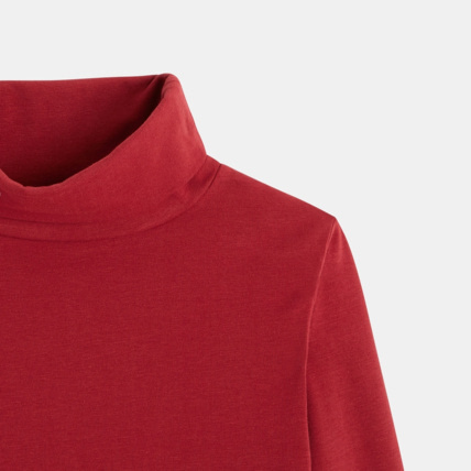 Avis T-shirt col roulé manches longues rouge garçon OKAIDI 2