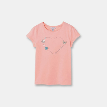 Avis T-shirt personnalisable rose fille OKAIDI 1