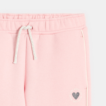 Avis Pantalon de jogging uni rose fille OKAIDI 2