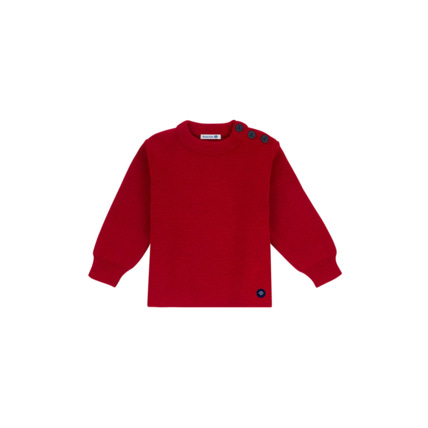Avis Pull marin uni FOUESNANT Kids - Braise ARMOR-LUX 1