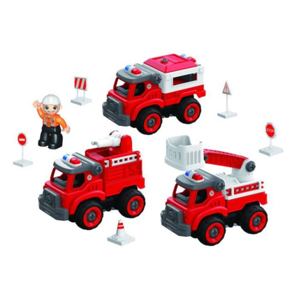 Avis Set de camions de pompiers 3-en-1 Crosslander Fireman LEXIBOOK 2