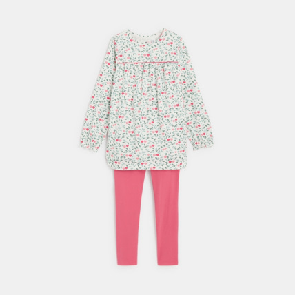 Avis Pyjama 2 pièces en jersey vert fille OKAIDI 1