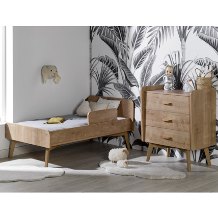 Avis Lit bébé évolutif Icone avec petite commode et plan à langer CHAMBREKIDS 2