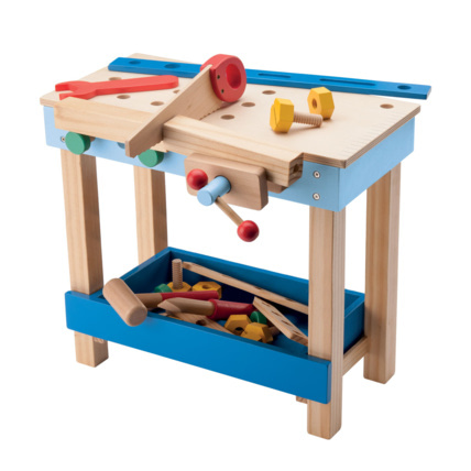 Avis Établi de bricolage en bois avec ses outils Oxybul 1