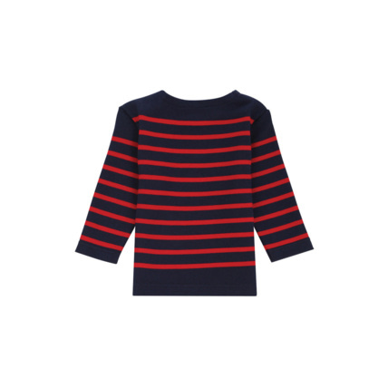 Avis Marinière "Amiral" Baby - coton épais - Navire/Braise ARMOR-LUX 3