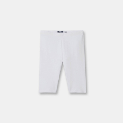 Avis Leggings cyclistes unis blanc fille OKAIDI 1