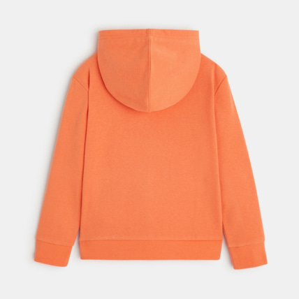 Avis Sweat zippé à capuche orange garçon OKAIDI 3