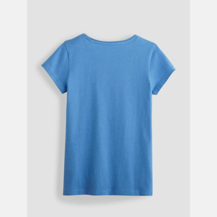 Avis T-shirt à message bleu fille OKAIDI 2