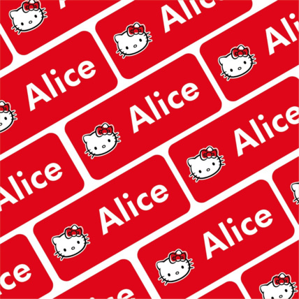 Avis 56 étiquettes Hello Kitty My Nametags 1