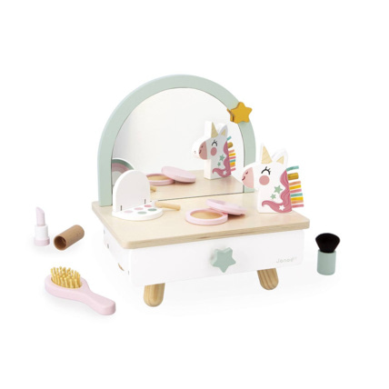 Avis Coiffeuse de table en bois Licorne JANOD 1