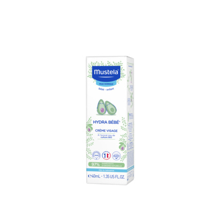Avis Crème visage Hydra Bébé à l'avocat bio Mustela 3