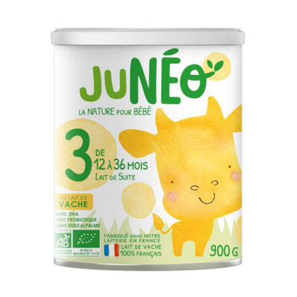 Avis Lait de suite 3 au lait de vache Bio JUNEO 1