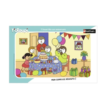 Avis Puzzle 15 pièces T'choupi fête son anniversaire RAVENSBURGER 1